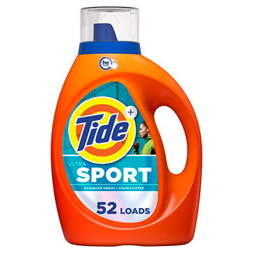 Tide Ultra Sport Liquid Laundry Detergent, 52 Loads