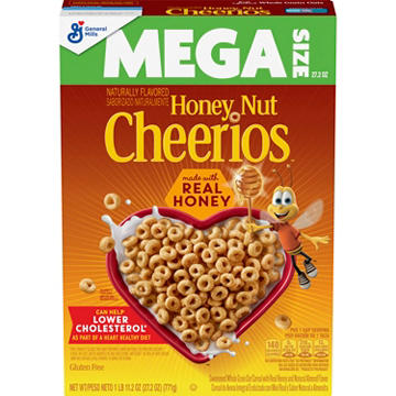 General Mills Honey Nut Cheerios Cereal - Mega Size
