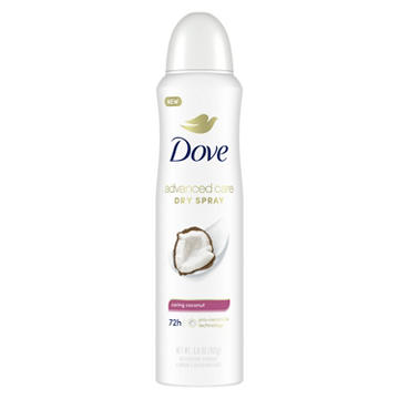 Dove Advanced Care Dry Spray Antiperspirant Deodorant - Coconut