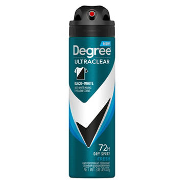 Degree Men 72 Hr UltraClear Antiperspirant Deodorant Dry Spray - Fresh