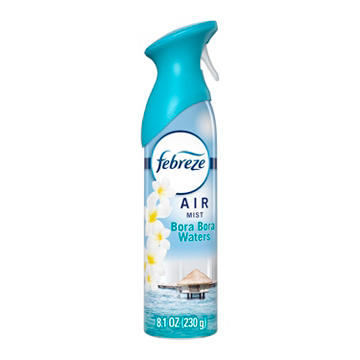 Febreze Air Freshener Spray - Odor-Fighting Room Spray - Bora Bora Waters Scent