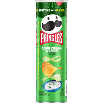 Pringles Sour Cream & Onion Potato Crisps Chips