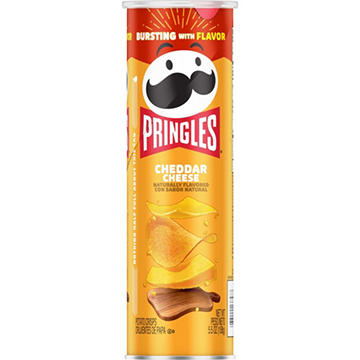 Pringles Cheddar Cheese Potato Crisps Chips