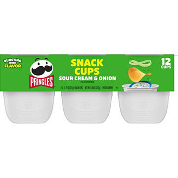 Pringles Sour Cream & Onion Snack Stacks Potato Crisps Chips
