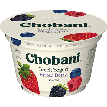 Chobani Low-Fat Mixed Berry Blended Greek Yogurt