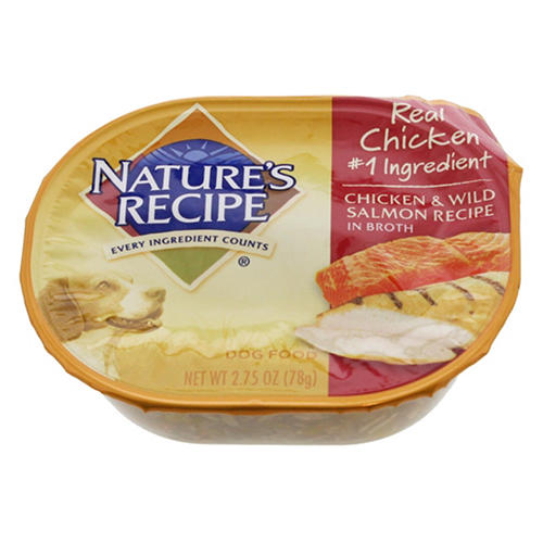 Nature's Recipe Chicken Wild Salmon Recipe in Broth Dog Food