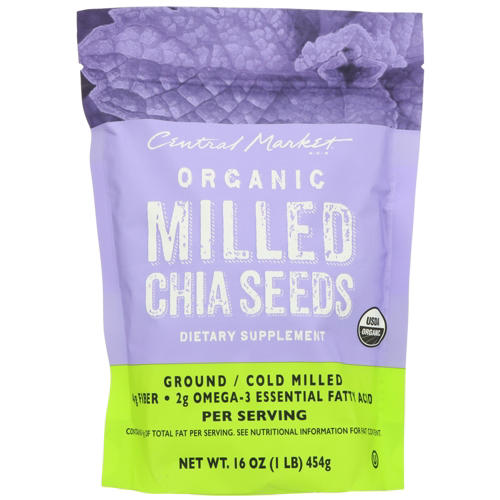 Central Market Milled Chia Seeds, 16 oz