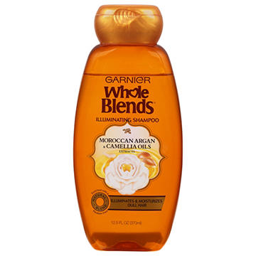 Garnier Whole Blends Illuminating Shampoo - Moroccan Argan & Camellia Oils