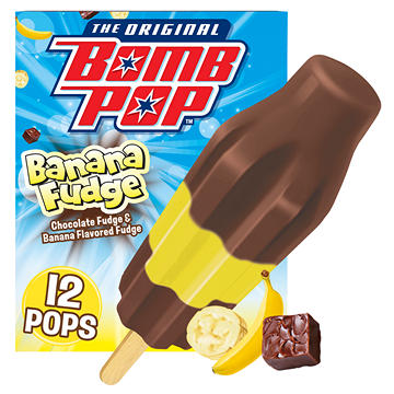 Bomb Pop Banana Fudge Pops