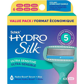 Schick Hydro Silk Schick Hydro Silk Sensitive Womens Razor Refills, 5-Blade Razors for Women Sensitive Skin