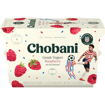 Chobani Non-Fat Raspberry on the Bottom Greek Yogurt