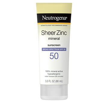 Neutrogena Sheer Zinc Mineral Sunscreen - SPF 50