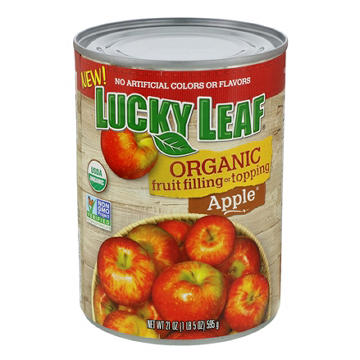 Lucky Leaf Organic Apple Fruit Filling & Topping