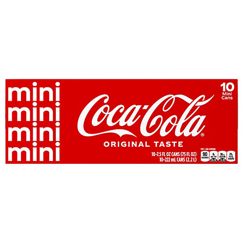 Coca-Cola Cherry Coke Mini 7.5 oz Cans - Shop Soda at H-E-B