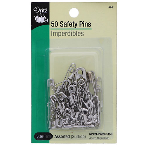 Dritz Curved Safety Pin Assortment 90Ct # 3328 - 072879033281
