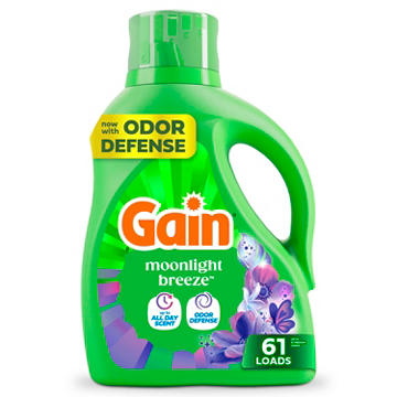 Gain Liquid Laundry Detergent, 61 Loads - Moonlight Breeze Scent