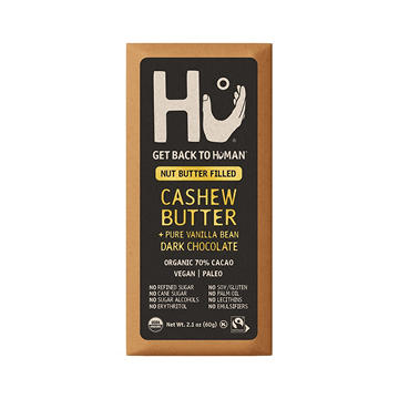 Hu Organic Cashew Butter + Vanilla Bean Dark Chocolate Bar