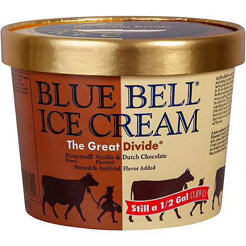 Blue Bell Homemade Vanilla Ice Cream 0.5 gal tub, Ice Cream