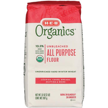 H-E-B Organics Unbleached All Purpose Flour