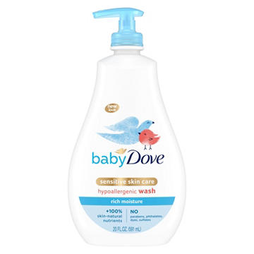 Baby Dove Sensitive Skin Care Baby Wash Rich Moisture