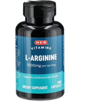 H-E-B Vitamins L-Arginine 1,000 mg Capsules