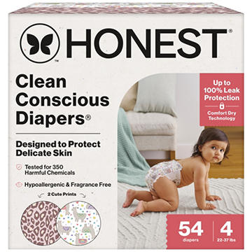 The Honest Company Clean Conscious Diapers - Size 4