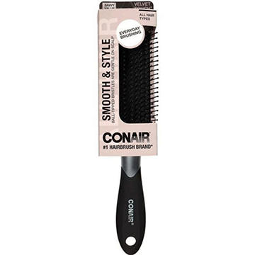Conair Smooth & Style Velvet Touch Hair Brush - All Hair Types