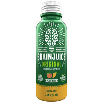 BrainJuice Original Liquid Supplement - Peach Mango