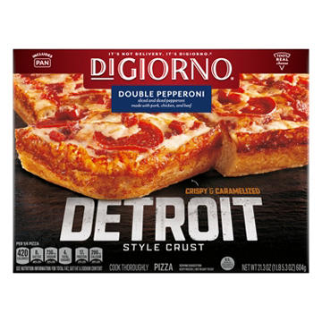 DiGiorno Detroit Style Crust Double Pepperoni Frozen Pizza