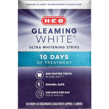 H-E-B Gleaming White 10 Day Whitening Treatment