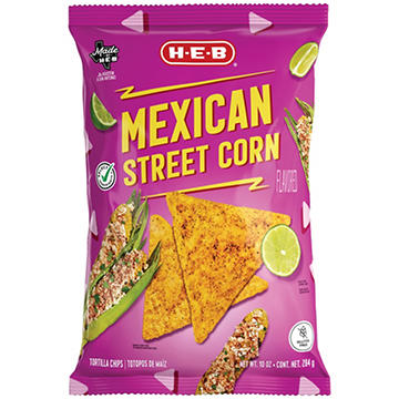 H-E-B Mexican Street Corn Flavored Tortilla Chips