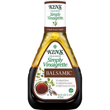 Ken's Steak House Simply Vinaigrette Balsamic Dressing