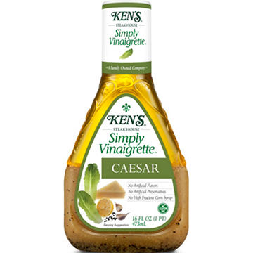 Ken's Steak House Simply Vinaigrette Caesar Dressing
