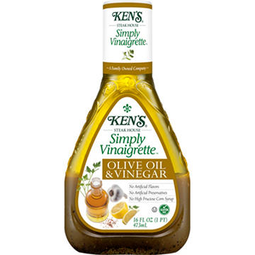 Ken's Steak House Simply Vinaigrette Olive Oil Dressing