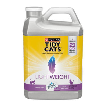 Tidy Cats Purina LightWeight With Glade Clean Blossoms Multi-Cat Litter Clumping Scented