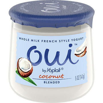 Yoplait Oui Coconut French Style Yogurt