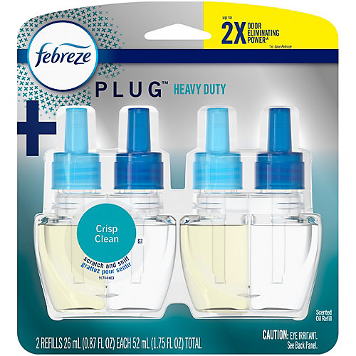 Febreze Plug Crisp-Clean Scented Oil Refill - Shop Air Fresheners at H-E-B