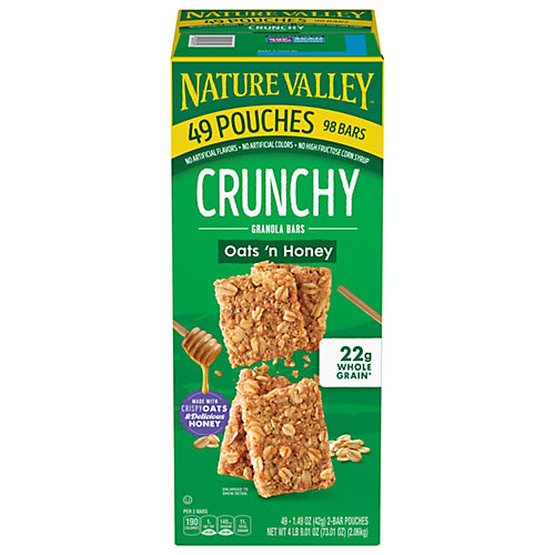 Nature Valley Crunchy Oats 'n Honey Granola Bars, 49 ct / 1.49 oz