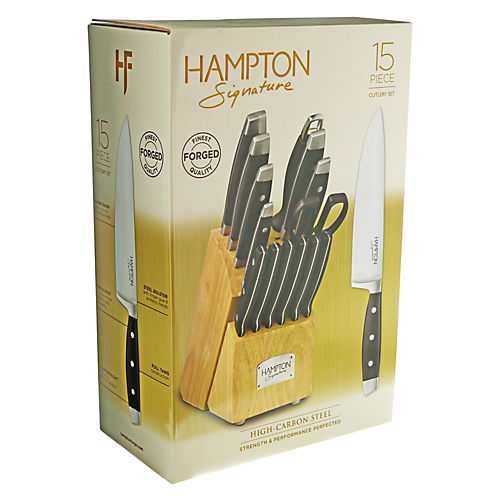 Hampton Forge HMC01B118A Kendo 15pc Knife Block Set 