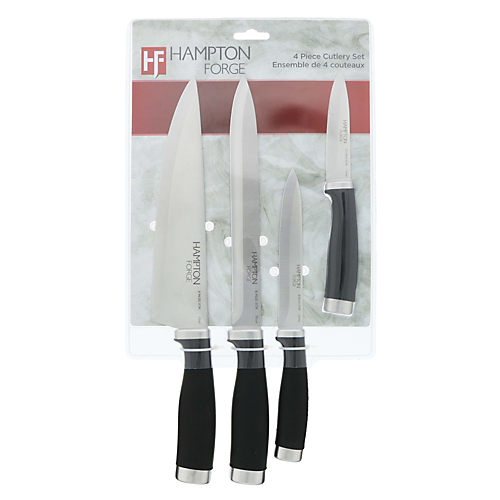  Hampton Forge Epicure–4PieceKnife Set, Stainless Steel : Home &  Kitchen