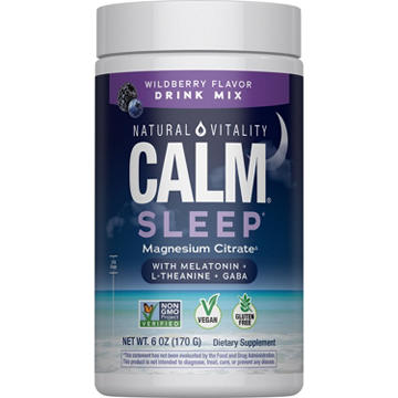 Natural Vitality Calm Sleep Magnesium Supplement Drink Mix - Mixed Berry