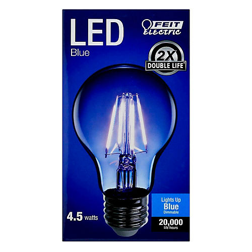 Let at forstå Optimal godtgørelse Feit Electric A19 4.5 Watt LED Light Bulb - Blue - Shop Light Bulbs at H-E-B