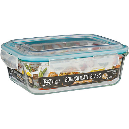 Kitchen & Table by H-E-B Multi-Color Borosilicate Glass Food Storage Set