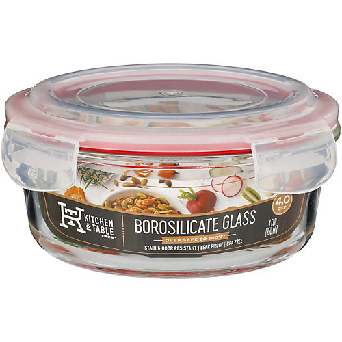 Kitchen & Table by H-E-B Airtight & Leakproof Plastic Food Storage Set -  Shop Containers at H-E-B
