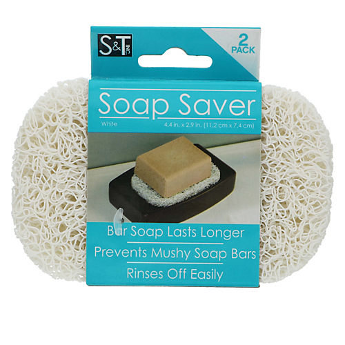 2-Pack Soap Saver, White