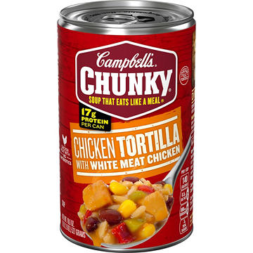 Campbell's Chunky Chicken Tortilla Soup with Grilled White Meat Chicken