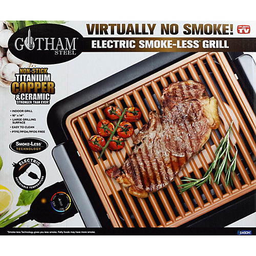 Gotham Steel Smokeless Electric Indoor Grill