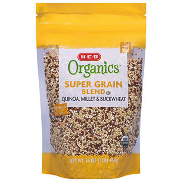 H-E-B Organics 6g Protein Super Grain Blend - Quinoa, Millet & Buckwheat