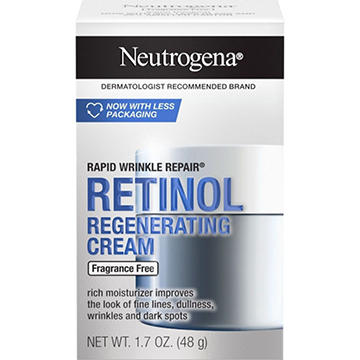 Neutrogena Rapid Wrinkle Repair Retinol Regenerating Cream, Fragrance-Free