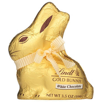 Lindt White Chocolate Gold Bunny Easter Candy